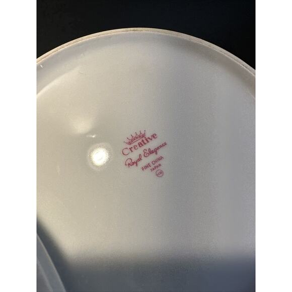 Creative Royal Elegance Fine China Silver Trim Soup Tureen Serving Bowl with Lid - Picture 7 of 7